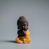 Buddha Object, Cute Buddha Statue, Pottery, Zazen, Nyorai Statue, Mini