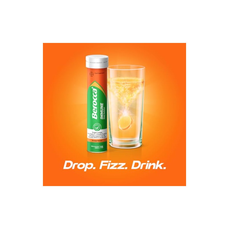 Berocca Immune Daily Defence Effervescent Tablets