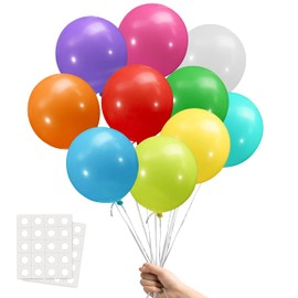 Artier 30 Biodegradable Balloons Multicoloured Balloons In 10 Colours.12 Inch Large Eco Friendly Balloons. Perfect As Kids Party Balloons, Baby Shower, Wedding, Anniversary. For Helium Or Air Use