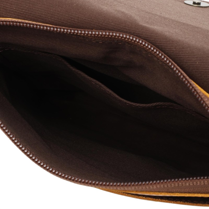 Madijack Soup No. 76158 Camel MJS Shoulder Bag, Men's, Small,