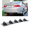 DEERMOTO Universal Rear Bumper Lip Diffuser Shark Fin 31inch ABS