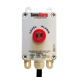 Sump Alarm Septic & Sewage Alarm with 33ft Float & Pilot Light. for Indoor & Outdoor Use, Weatherproof Alarm with 90dB Audible Alarm