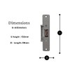 Alpha Intercom Electric Door Strike Adjustable for Wood and Metal