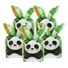 50 Pcs Panda Candy Bags,Bunny Ears Cartoon Panda and Bamboo