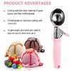 Ice Cream Scoop Stainless Steel Fruit Scoop, Large Sized (5.8cm/2.3in)