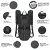 Unigear Tactical Hydration Packs Backpack 1050D with 2.5L Water Bladder,