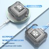RFUNGUANGO for AirPods 3 Generation Case Cover with Lock,Clear Soft