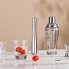PARFCO Cocktail Muddler, Stainless Steel Cocktail Masher, 22.6 cm Long