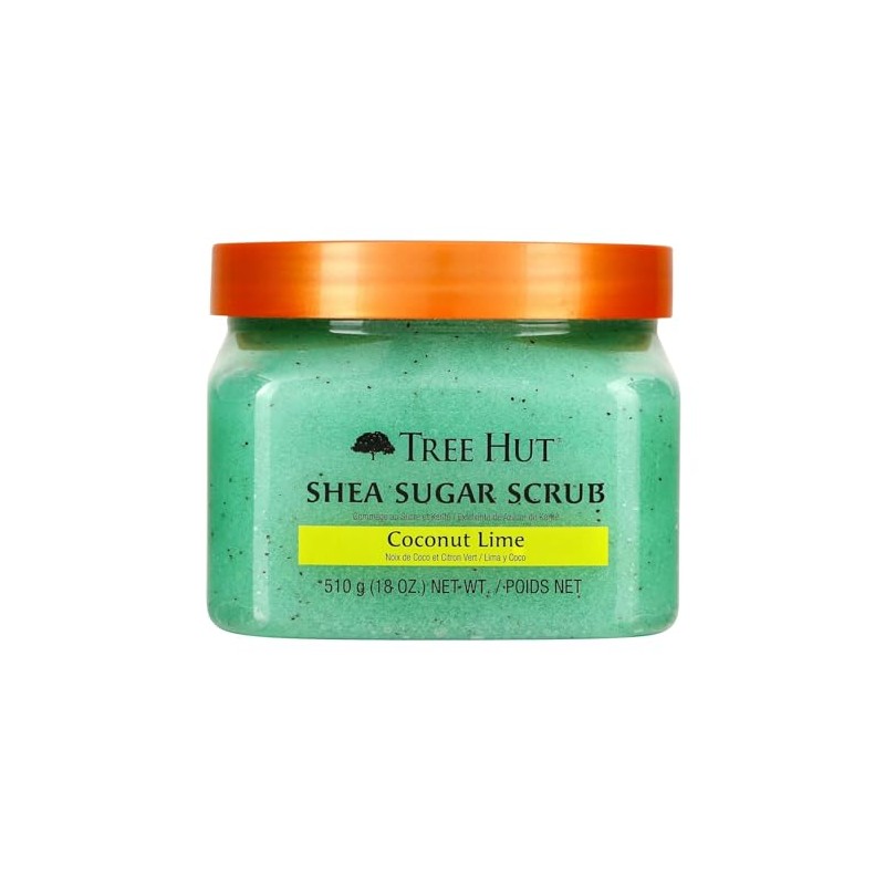 Tree Hut Shea Sugar Body Scrub Coconut Lime 18 oz.