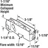 Prime-Line D 1552 1-1/4 pulgadas Rodamiento de bolas de acero,