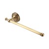 Antique Brass Bathroom Towel Holder Rack Single Pole Bar Clothes