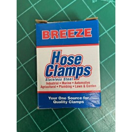 Breeze 3704 Stainless Steel Hose Clamps Range 7/32"- 5/8" - 10 pack