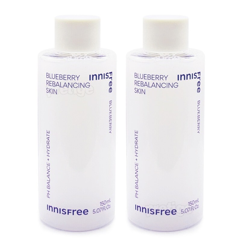 Innisfree Blueberry Rebalancing Skin 150ml+150ml / 이니스프리 블루베리 리밸런싱 스킨