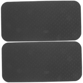 SHINEOFI 2pcs Thickened Non-Slip Sewing Machine Mat Sound Absorbing Pedal Isolation Pads Foot Pedal Cushion for Fitness Equipment Noise Reduction Black
