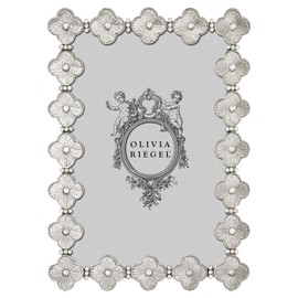 Olivia Riegel Silver Clover 4 x 6 Frame - RT2453