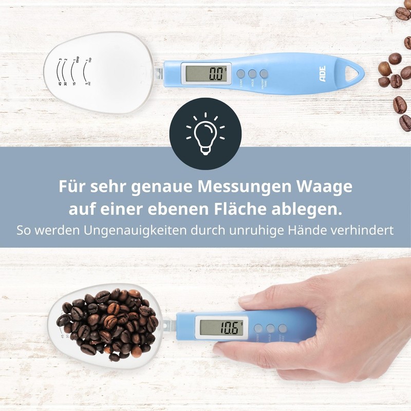 ADE Digital Spoon Scales Precise to 0.1 g | Exact