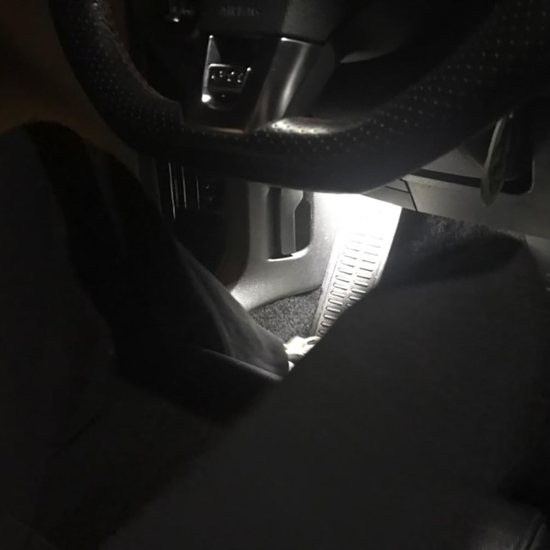 csslyzl LED Footwell Under Door Glove Box Interior Trunk Lights
