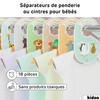 kidoo - Size Dividers for Baby Clothes, Pack of 18