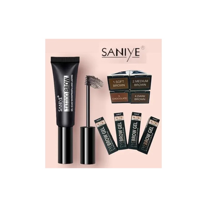 Tinta Para Cejas Tattoo Brow Gel Waterproof Saniye