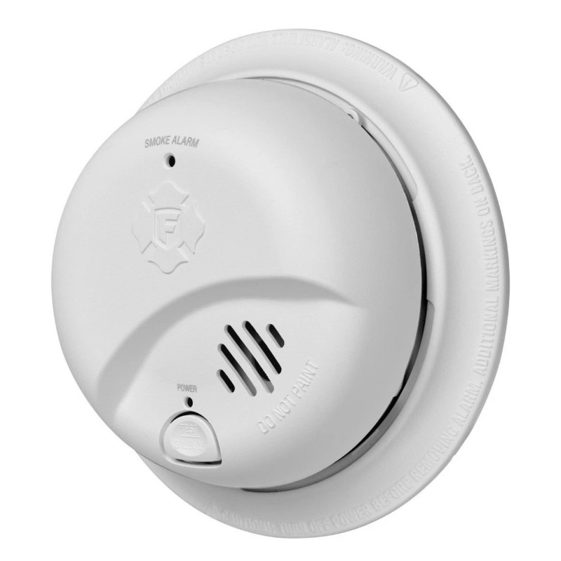 BRK Wired Ionization Smoke Detector w/Battery SMI100-AC