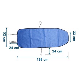Blueshyhall Car Seat Covers, Waterproof, Washable and Non-Slip, Seat Protector, Car Front Seats, Terry Fabric, Anti Sweating Car Seat Cover, Car Seat Covers After Sports (Blue)