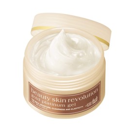 Skin Beauty Revo Gold Platinum Gel (3.5 oz (100 g) / Approx. 2 Month Supply), Aging Care, High Moisturizing (All-In-One Gel)