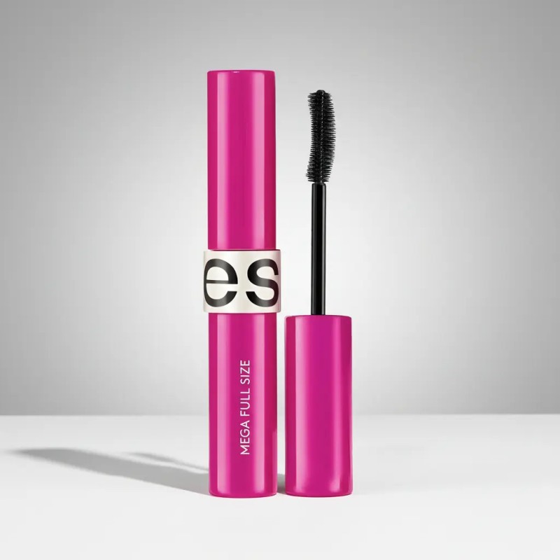 Máscara Pestañas Mega Full Size Ésika Rimel Gel Extensiones