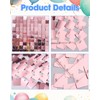Pink Shimmer Wall Backdrop 36 Panels Cover 6 x 6