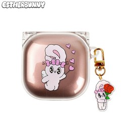 ESTHER BUNNY Clear Case + Keyring Set 2items, Case#$%Keyring:Pony Bunny Clear-Cherry Bunny