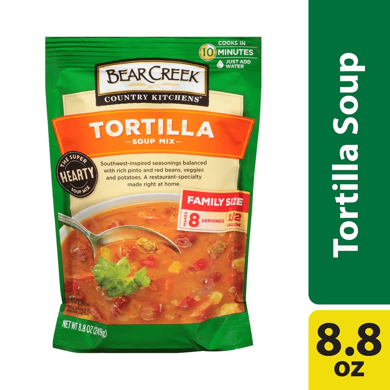 Bear Creek Soup Mix, Tortilla, 8.8 Ounce