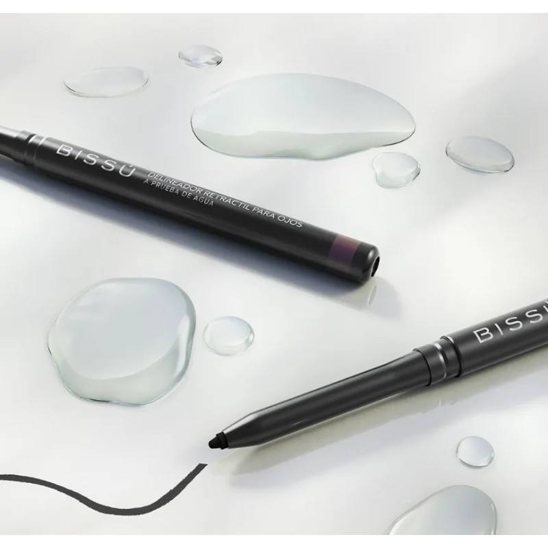 Pack 12pz Lápiz Delineador Retráctil Bissú Negro Original