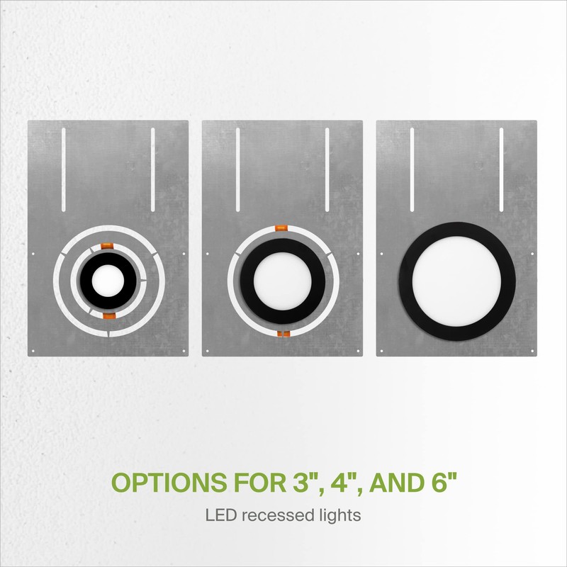 ASD 13 Inch New Construction Mounting Plate with Asymmetric Round