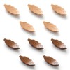 Felimoa Cutlery Rest Wooden Leaf Chopsticks Rest Set of 10
