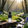 Black Perfume Atomizer Portable High-Grade Glass Spray 30ml Refillable Small