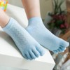 InSomila Kids 5 Toe Socks, Mesh, Set of 4 Colors,