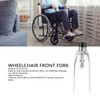 Wheelchair Front Wheel, Wheelchair Front Fork, Aluminium Alloy, High Sensitive