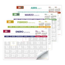 Calendario  Planeador Mensual  34 X 23 Cm                                                                                                             