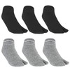 WIOIW Women's Socks, 2 Toe Socks, Cotton, Sports, Casual, Work