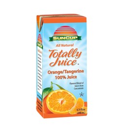 SunCup Juice - Orange Tangerine (40 Pack) 6.75 oz Juice Box with Straw | Organic Orange Blend for Kids, Bulk Pack for Lunch, Snacks, and On-the-Go Kids Drinks