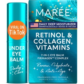 MAREE Under Eye Balm Stick with Retinol & Ceramide Complex - Facial Moisturizer for Dark Circles & Wrinkles - Under Eye Brightener Stick, Anti Wrinkle Hydrating Face Skincare