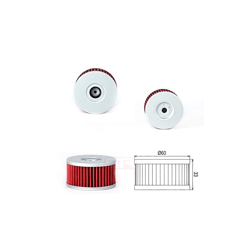 Filtro De Aceite MX2 HF136 para GZ-250/DR-Z 250/GX600 92-93 (136)