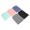 5Pcs Heat Resistant Silicone Mat Pouch for Curling Irons Hair