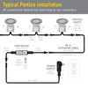 Armacost Lighting Portico White Recessed Outdoor LED Light 2 3/8"