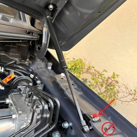 HIGH FLYING for Toyota Land Cruiser Prado LC250 Car Accessories Front Hood Lift Supports Gas Springs Struts Shocks Dampers Hydraulic Jack Stainless 1 Set (NOT Fit Premium Edition)