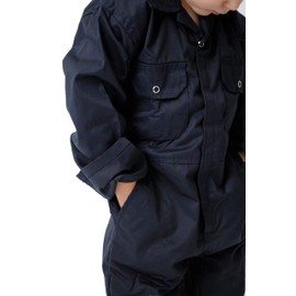 Road Master Child Kids Children Boys Girls Boiler Suit Overalls Coverall Boiler Suit 2-14 Years (2-3 Year (22"), Navy Blue)