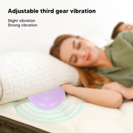 Extra Loud Vibrating Alarm Clock, Bed Shaker for Deep Sleepers Adult Hearing Impaired Deaf, Students Digital Clock for Bedroom Use on Nightstand, Under Pillow, Travel (Lilac