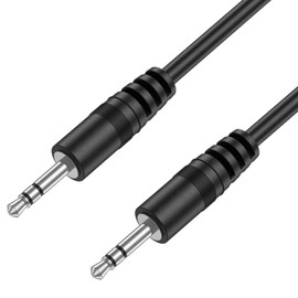 Amzpas 3.5 mm Aux Cable, Stereo Audio Jack to Jack Cable for Car Radio, Headphones, Smartphones, Stereo System, PC, Mobile Phone, Tablet, Speaker, MP3/MP4 Player 2m/6.6ft