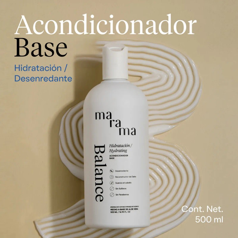Marama Acondicionador Balance 500ml Orgánico Fortalece Cabello