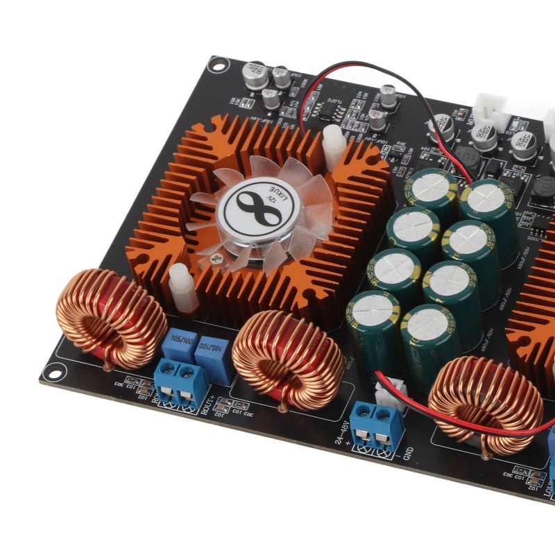 D‑Class Power Amplifier Board Double Core Digital Module 2x600W YJ‑TPA3255