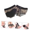 FRCOLOR 3 Pairs Toe Pads Fitness Leather Foot Gloves